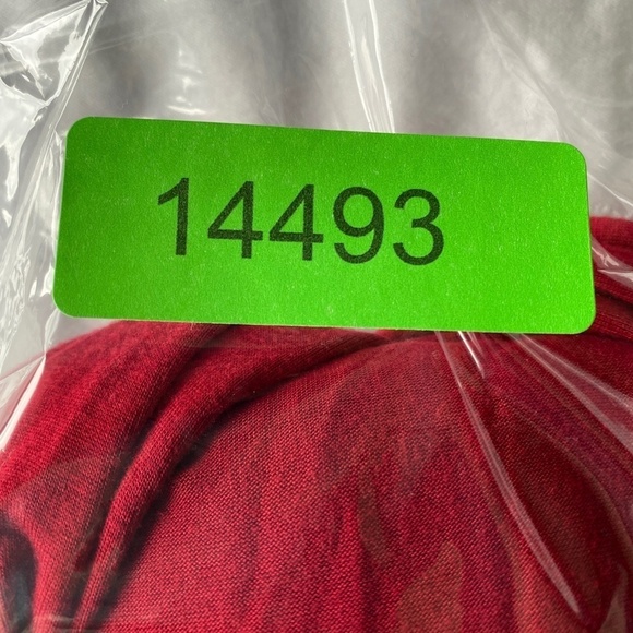 Guess by Marciano Women's Red Ultra Low Draped V-Neck Mock Tie Top Size Small - Picture 13 of 13